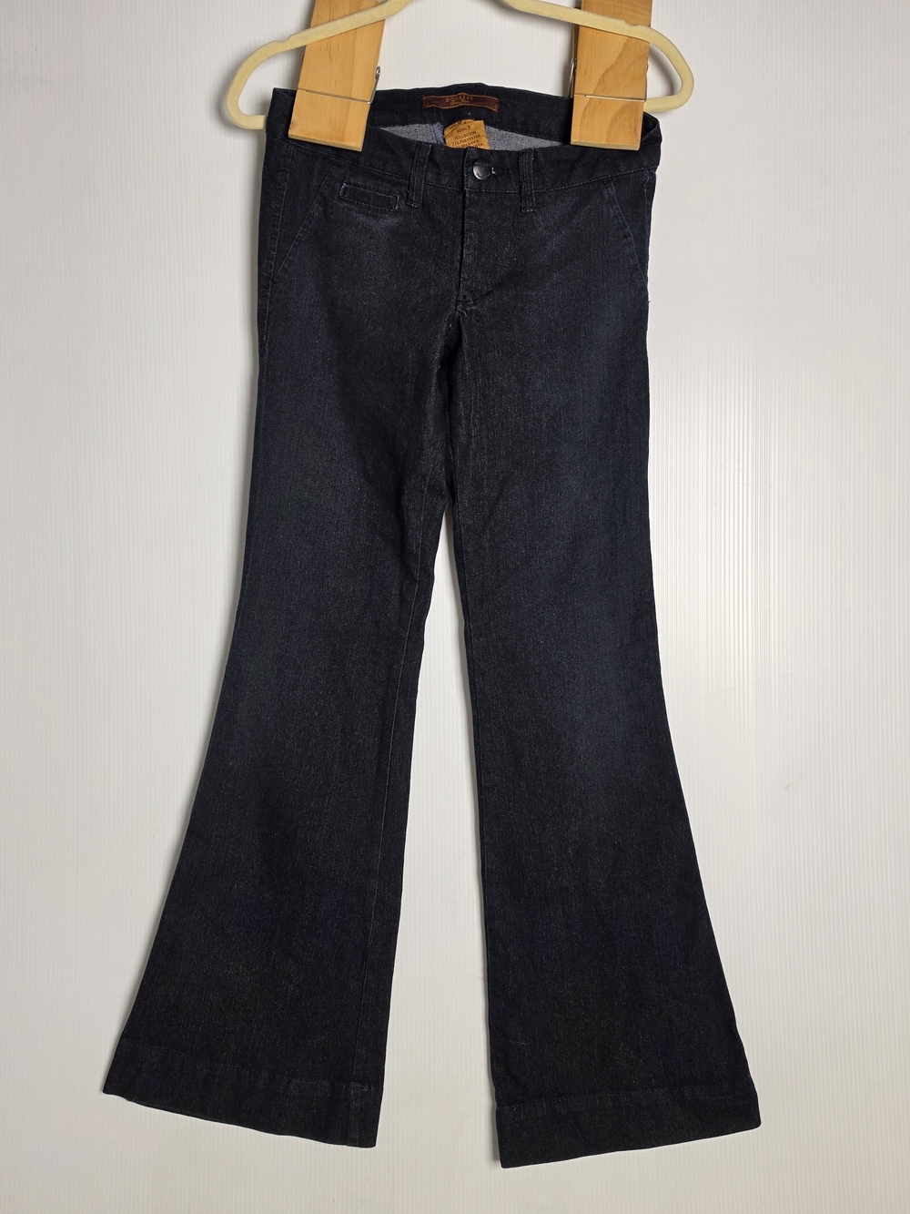 Domaine Brand Dark Wash Flare Jeans - Deep Indigo
